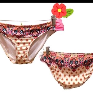 Mándala Boho Bikini bottoms Sz. L Bohemian print